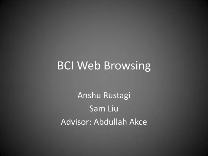 bci web browsing