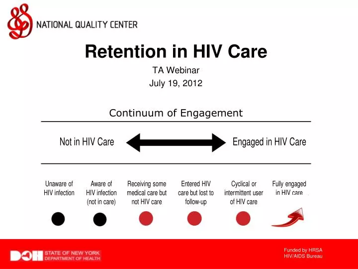 retention in hiv care ta webinar july 19 2012