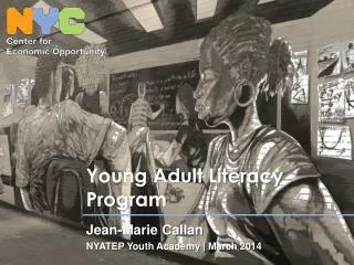 Young Adult Literacy Program