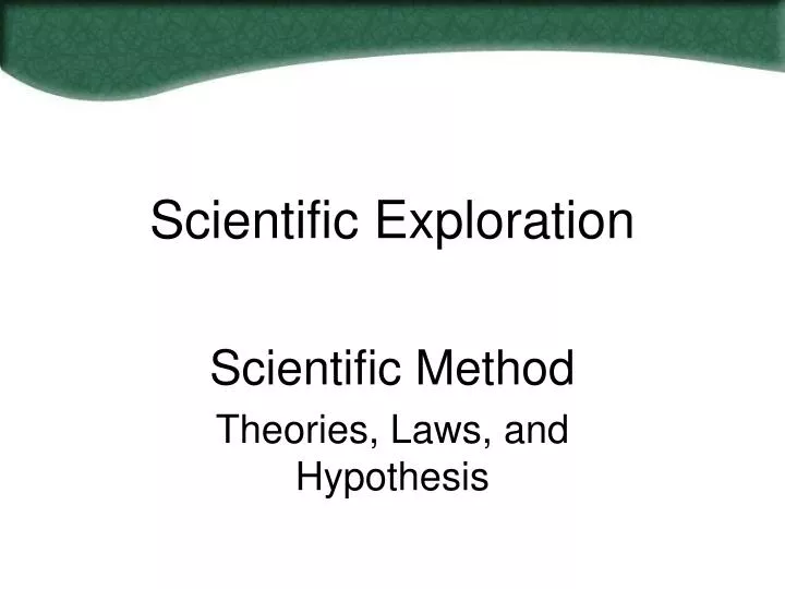 scientific exploration