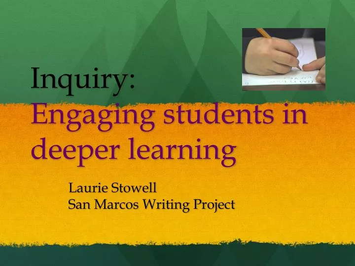 inquiry engaging students in deeper learning