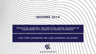 inorms 2014