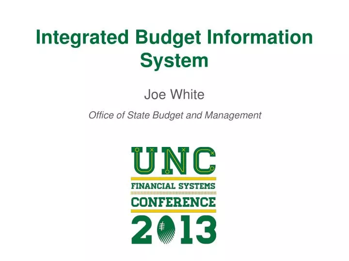 integrated budget information system