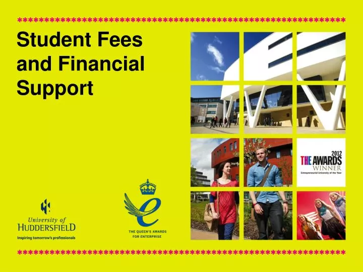 student fees and financial support