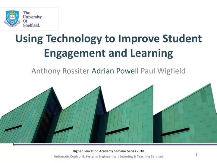 using technology to improve student engagement and learning