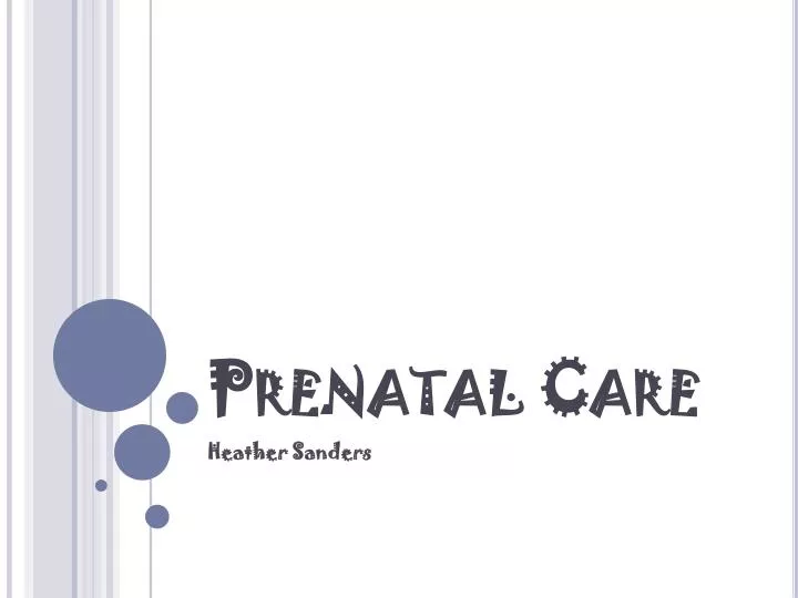 prenatal care