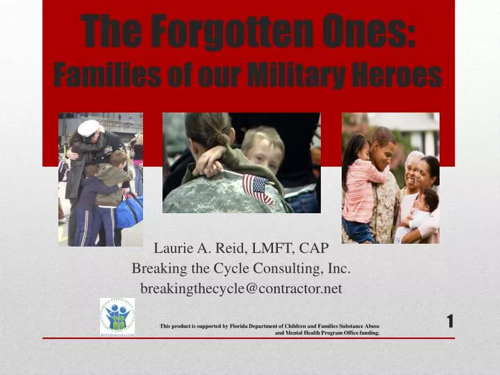 the forgotten ones families of our military heroes