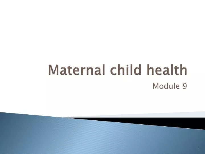 maternal child health