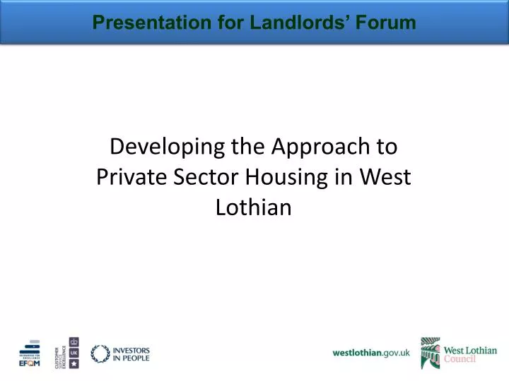 presentation for landlords forum