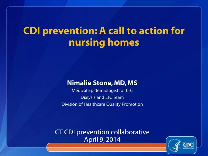 cdi prevention a call to action for nursing homes