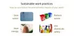 Sustainable work practices - slide 1