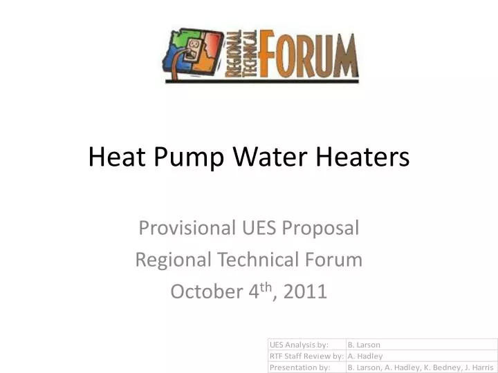 heat pump water heaters