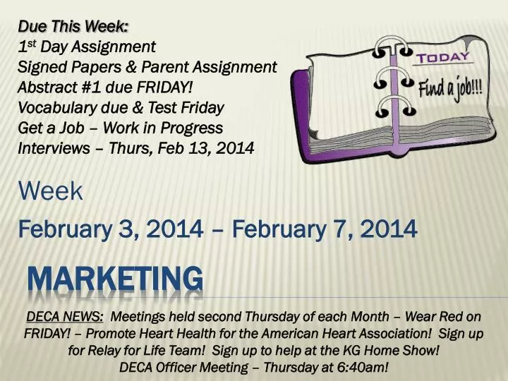 week february 3 2014 february 7 2014