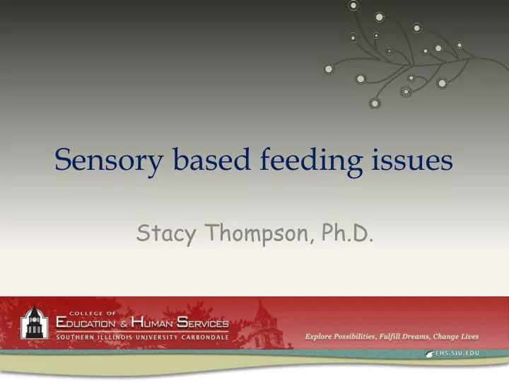 sensory based feeding issues
