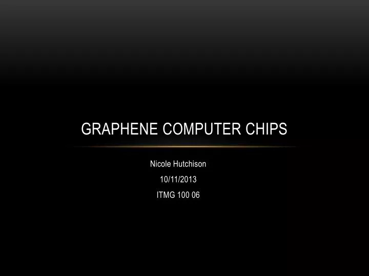 graphene computer chips