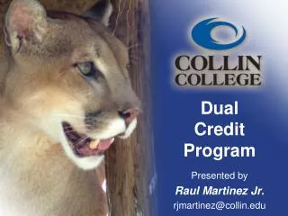 Dual Credit Program