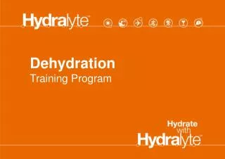Dehydration Training Program