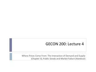 GECON 200: Lecture 4