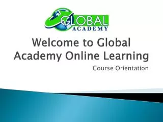 Welcome to Global Academy Online Learning