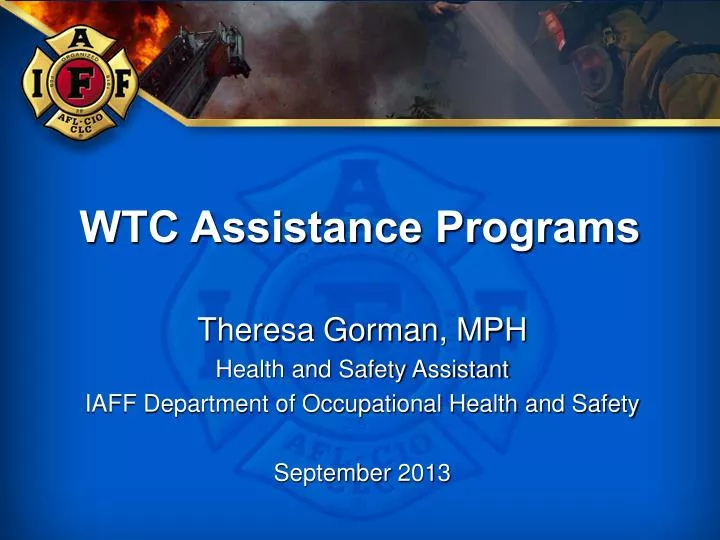 wtc assistance programs