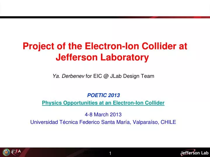 project of the electron ion collider at jefferson laboratory