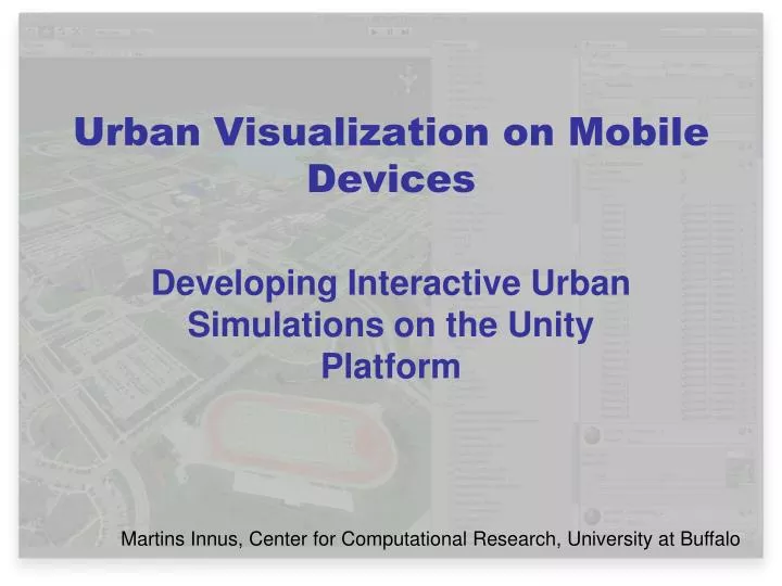 urban visualization on mobile devices