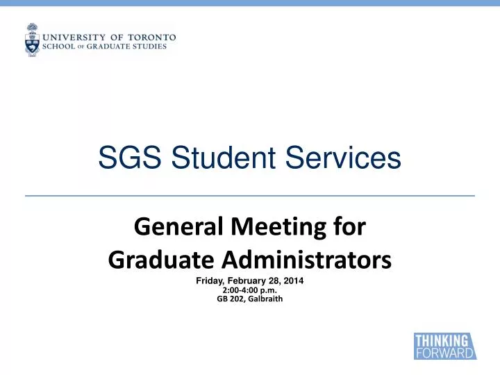sgs student services