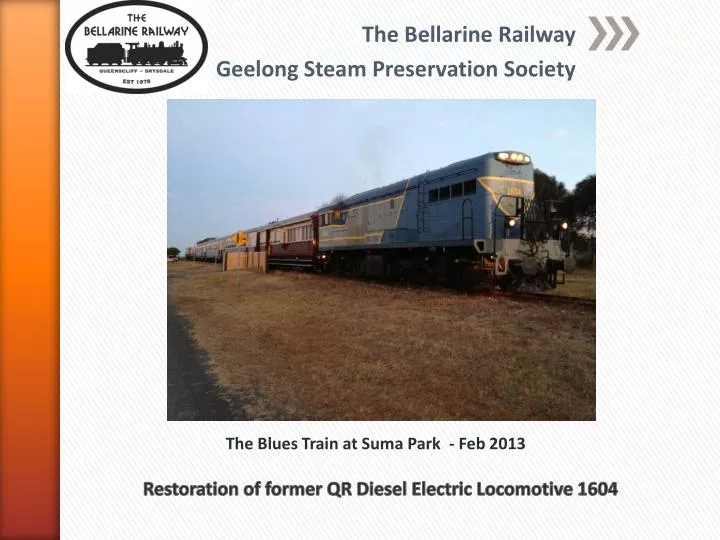 the bellarine railway geelong steam preservation society
