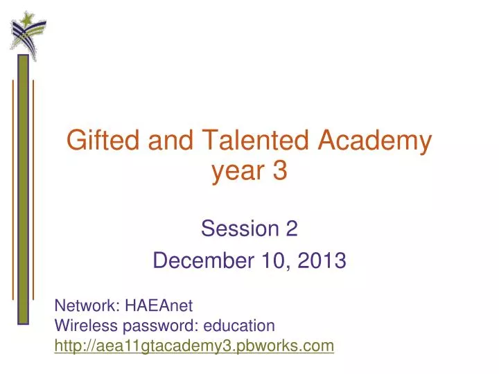 gifted and talented academy year 3