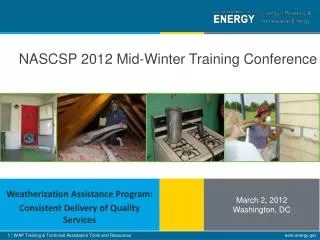 NASCSP 2012 Mid-Winter Training Conference