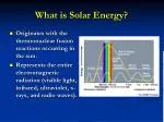 What is Solar Energy? - slide 1