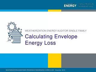 Calculating Envelope Energy Loss