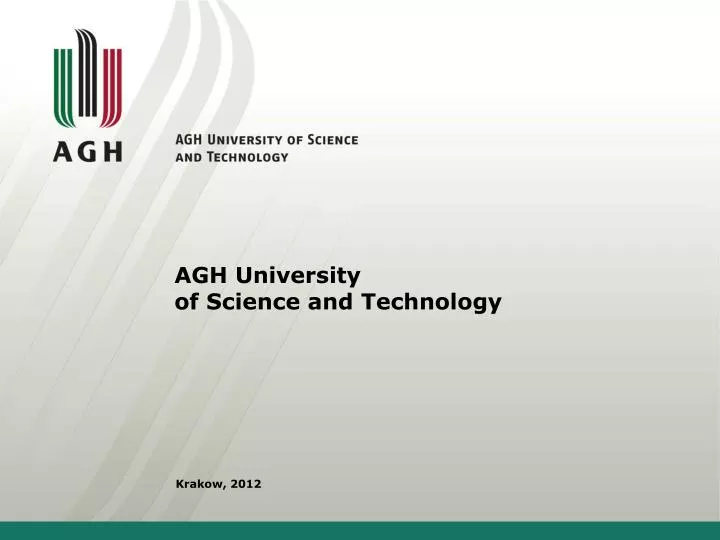 agh university of science and technology