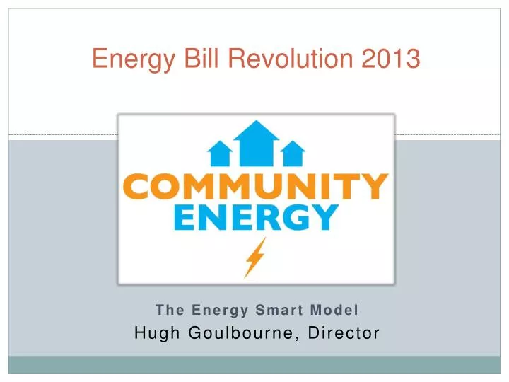energy bill revolution 2013
