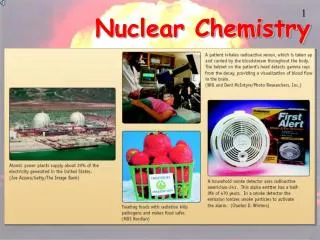 Nuclear Chemistry