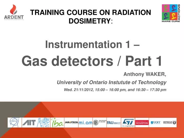 training course on radiation dosimetry