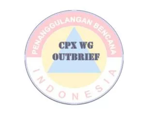 CPX WG outbrief