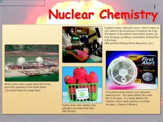 Nuclear Chemistry