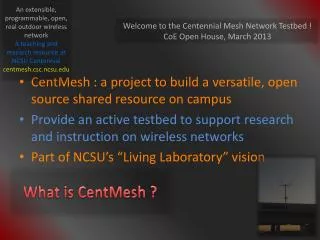 What is CentMesh ?