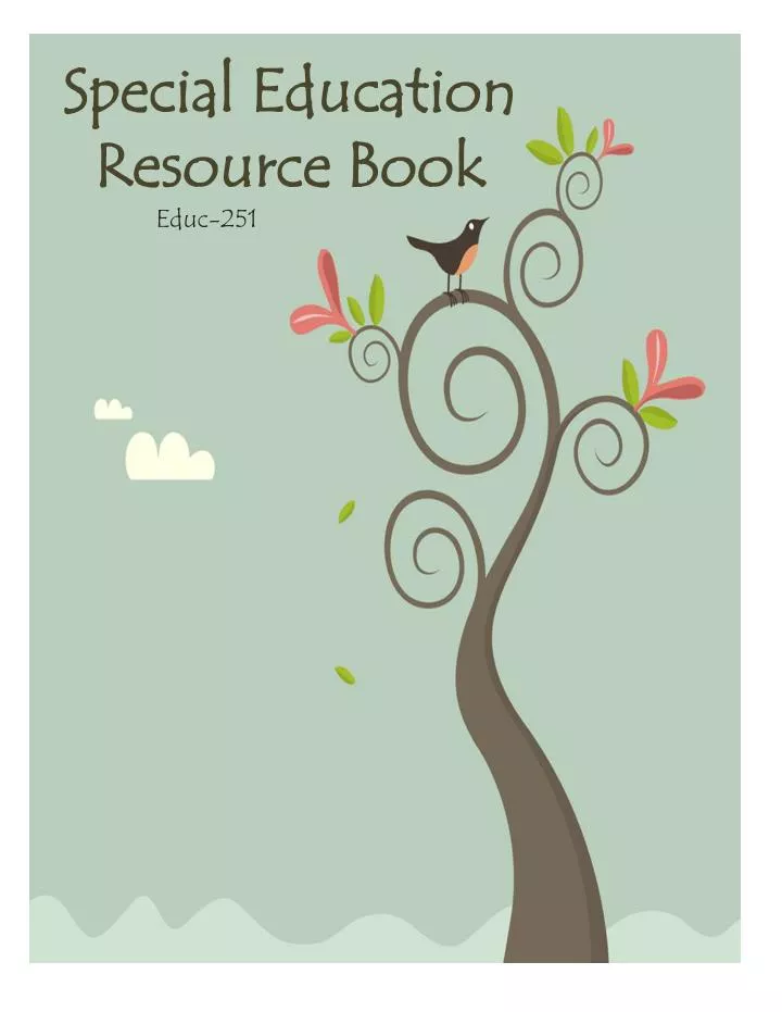 special education resource book