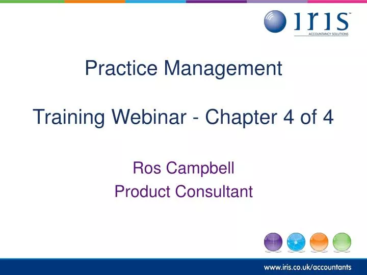 practice management training webinar chapter 4 of 4