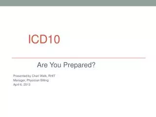 ICD10