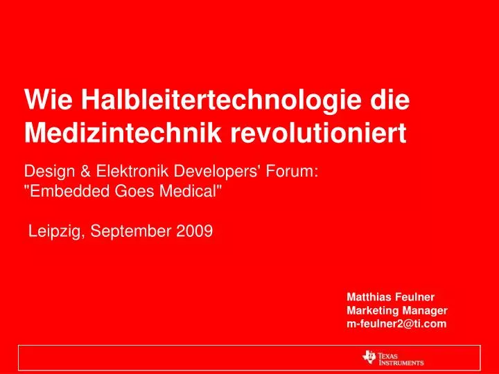 wie halbleitertechnologie die medizintechnik revolutioniert