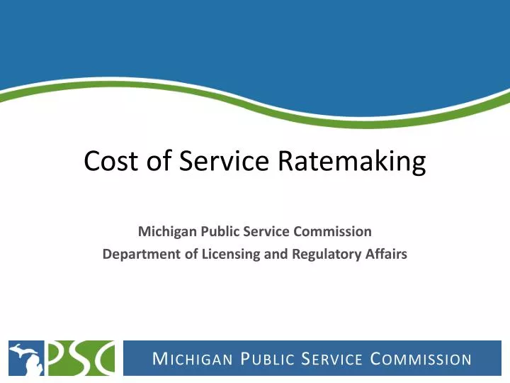 cost of service ratemaking