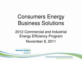 Consumers Energy Business Solutions