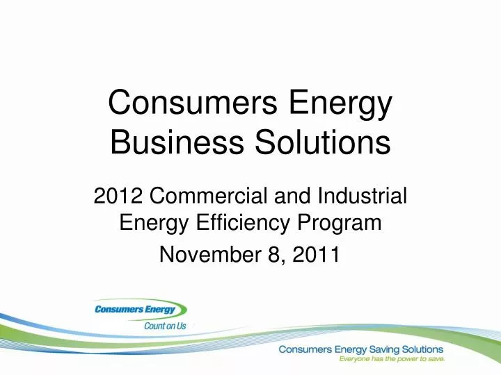 consumers energy business solutions