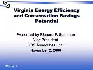 Virginia Energy Efficiency and Conservation Savings Potential