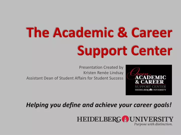 the academic career support center