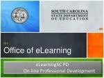 the Office of eLearning - slide 1