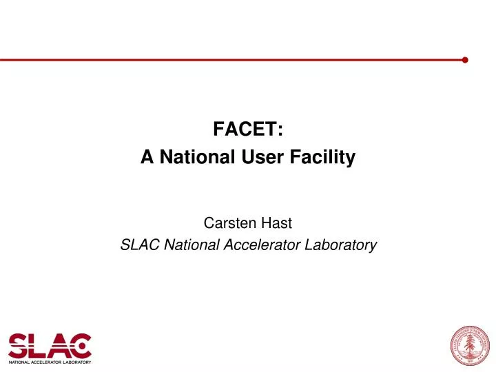 facet a national user facility